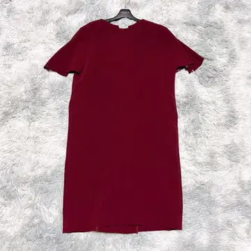 마리에르 카세트 9 원피스 무지 보르도 빨간색 결혼식 출퇴근 일본제