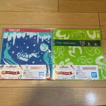 미세스 그린애플 자카드 타월 2색 세트