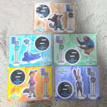 주토피아2 Happy 복권 G상 아크릴 스탠드 5종