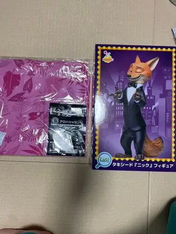 디즈니 주토피아 닉 와일드 피규어 라스트 원 HAPPY 복권