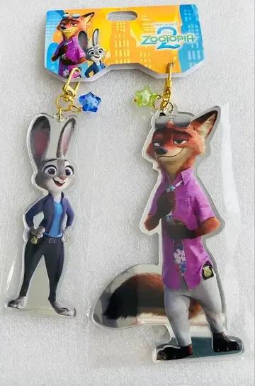 주토피아 키체인 주디 & 닉