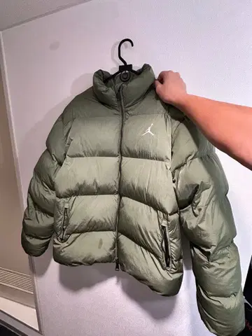 Jordan 다운 자켓 XL 올리브 그린