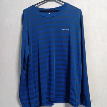 montbell 스트라이프 긴팔 티셔츠