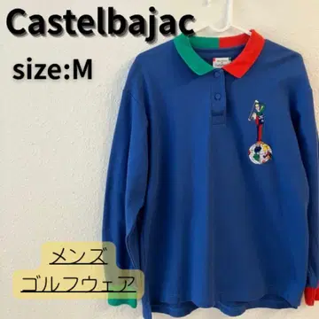 Castelbajac 피케 셔츠 M 남성용 골프웨어