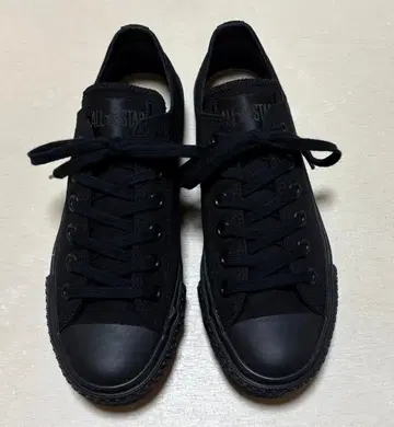 컨버스 일본제 올스타 J 블랙 모노크롬 OX 24cm