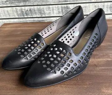 [ 새상품급 ] fitfit 핏핏 블랙 펌프스 웨지솔 24.5