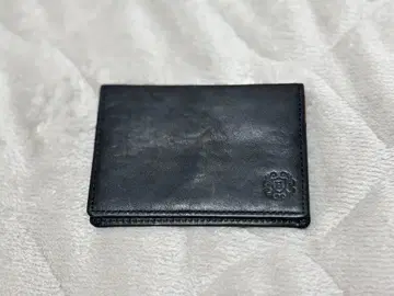 블랙 가죽 명함지갑
