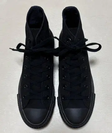 컨버스 일본제 올스타 J 블랙 모노크롬 HI 23.5cm