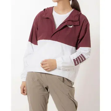 PUMA 윈드 하프 지퍼 L