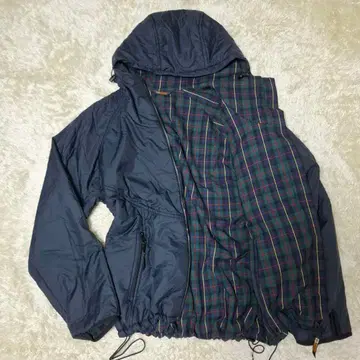 레어 사이즈 스너그팩 충전솜 나일론 자켓 블랙 리버서블 영국제