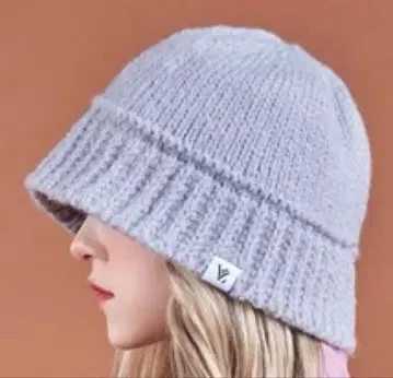 모노그램 라벨 울 니트 버킷 햇 894