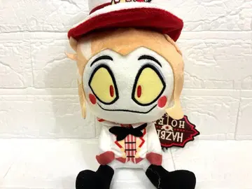 해즈빈 호텔 앉아있는 봉제 인형 라운드 원 한정판 루시퍼