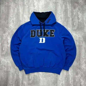 구제 의류 자수 칼리지 로고 듀크 후드 맨투맨 블루 XL 6090