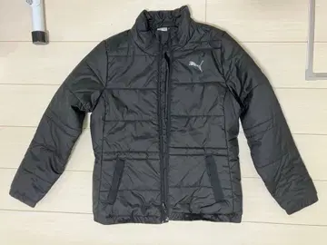 PUMA 블랙 퀼팅 충전솜 자켓 XL