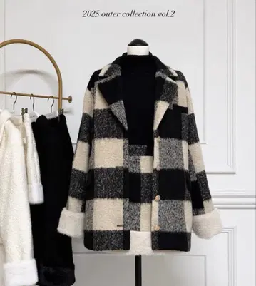 ROYAL PARTY 퍼 달린 테일러드 재킷 코트