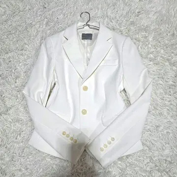 띠어리 럭스 테일러드 자켓 일본제 화이트 L 사이즈 42