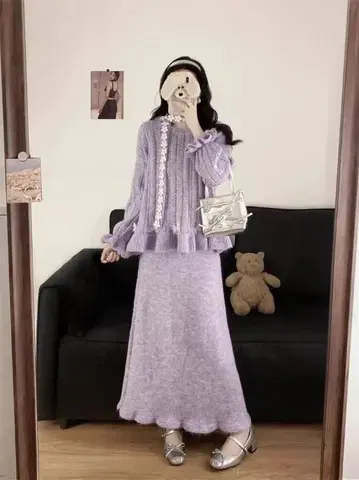 겨울 외출 셋업 의상 여성용 모임 데이트 여행에 최적 아이템