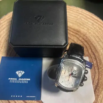 AQUA MASTER 다이아몬드 장식 손목시계 미사용 새상품