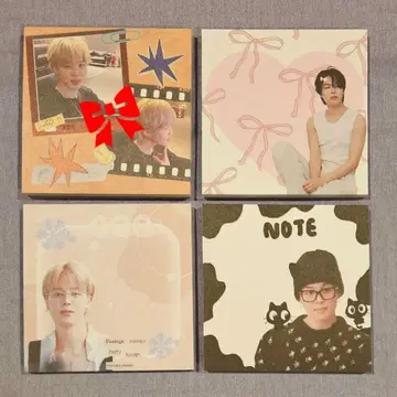 BTS 지민 국 미니 메모장