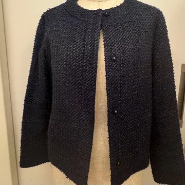 드레 스테리아 노카라 자켓 트위드 네이비