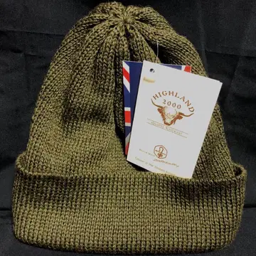 HIGHLAND2000 울 니트 모자 와치캡 OLIVE