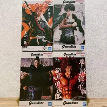 바키 한마 유지로 왕기 장군 리바이 블리치 쿠로사키 이치고 피규어