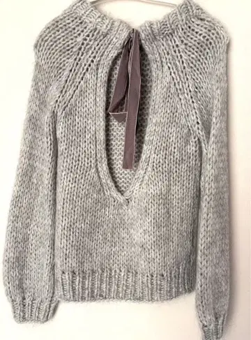 스타일링 백 오픈 니트 카미사키 메구미 착용 새상품급