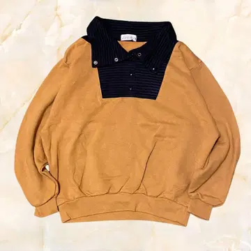 에버튼 일본제 이소재 절개 맨투맨 풀오버