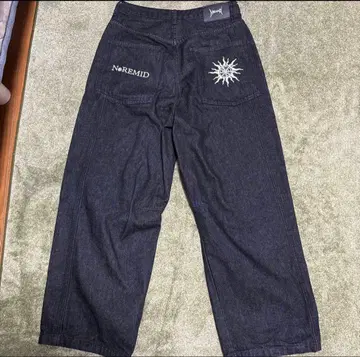 NoREMID 블랙 리지드 데님