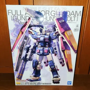 새상품 건담 프라모델 MG 풀 아머 건담 Ka 썬더볼트 프라모델