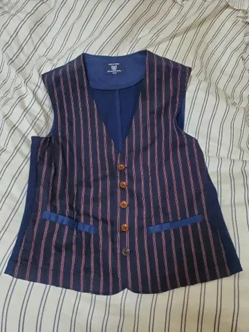 [꼼 사 커뮨] 레지멘탈 스트라이프 베스트 남성용 S