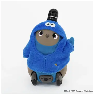 LOVOT 쿠키 몬스터 후와모코 후드티 세서미 스트릿 새상품