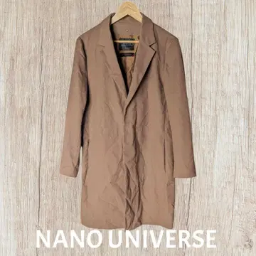 NANO UNIVERSE 멜톤 체스터 코트 브라운