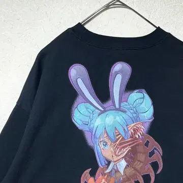 구제 의류 헤인즈 에코 백 프린트 캐릭터 맨투맨 트레이닝복