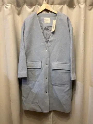 미사용 새상품 골든 베어 롱 코트 LL 블루