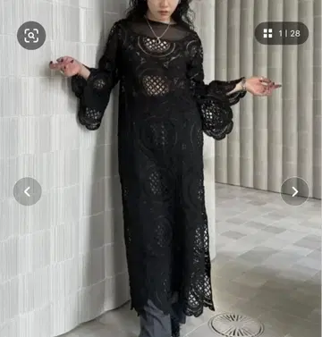 MEDI INDIAN BIG LACE DRESS