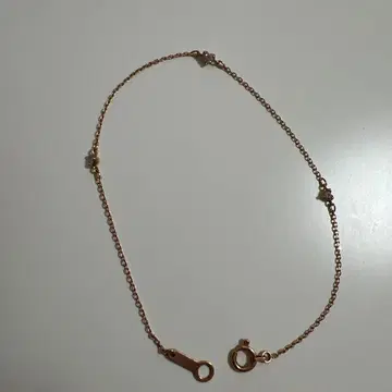 핑크 골드 체인 팔찌