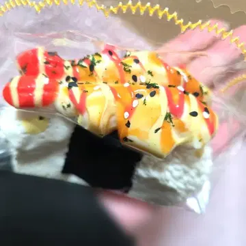 말랑말랑 찰떡 물 선생님 M 사이즈 새우 초밥 타바스코 스퀴즈