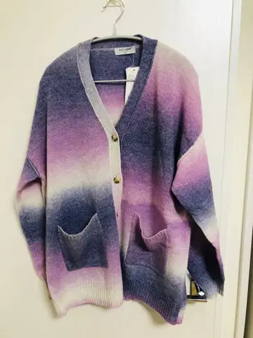 그라데이션 컬러 가디건 L 사이즈