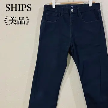 새상품급 SHIPS 1977 일본제 코듀로이 팬츠 S 네이비 테이퍼드