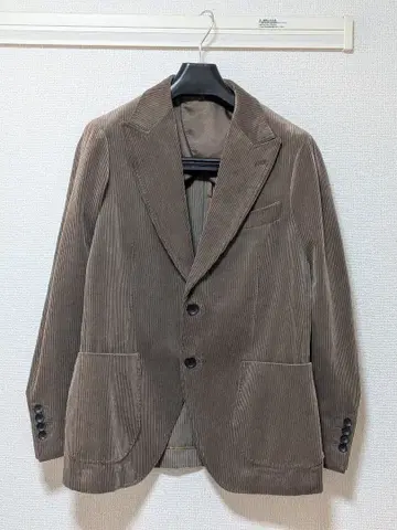 DUCAVISCONTI 자켓 브라운 남성용 S 미사용 테일러드