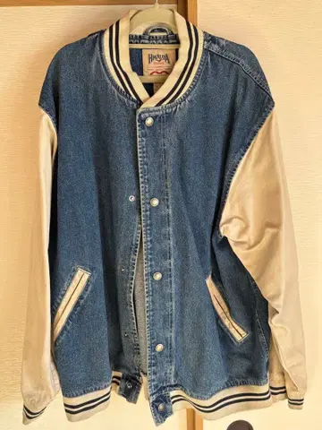 HIMALAYA 바시티 자켓 M 사이즈 데님