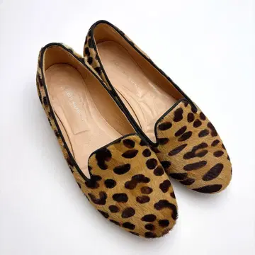 파비오 루스코니 플랫슈즈 레오파드 송치 38