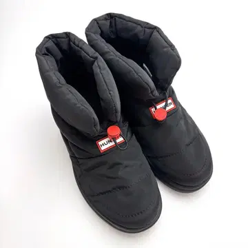 헌터 퍼 부티 블랙 US7 EU38 24cm