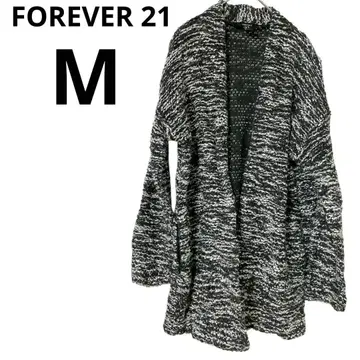 새상품급 FOREVER 21 [ M ] 여성용 모노톤 가디건 긴팔