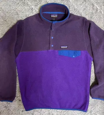 [ 새상품급 ] Patagonia 신틸라 스냅 T 플리스 퍼플 보라색