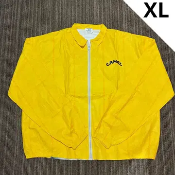 카멜 나일론 자켓 페이퍼 점퍼 XL