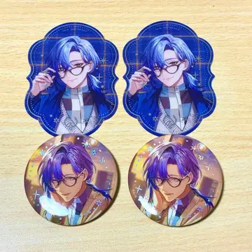 니지산지 윈터 데이트 2025 캔뱃지 클리어 스티커 밀라노