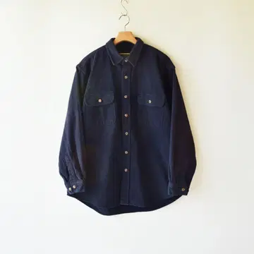 90s field&stream 파이버 샤모아크로스 네이비