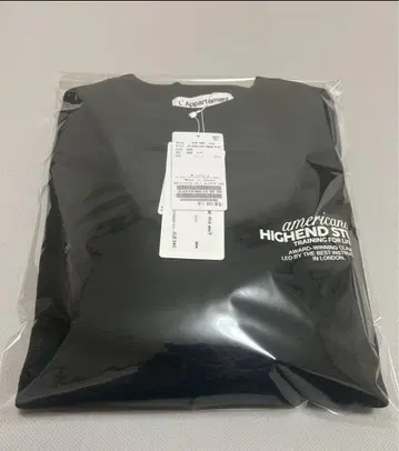 [ AMERICANA/아메리카나 ] HALF SLEEVE SWEAT